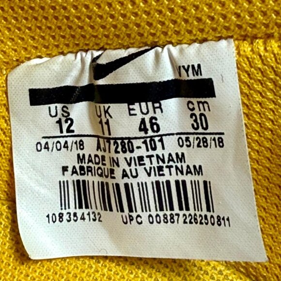 Size 12 - Nike Air Force 1 '07 Leather Low Ochre | OG box - Picture 8 of 10